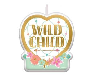 Wild Child Boho Birthday Girl Candle
