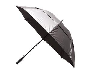 Windpro Silver Coated Golf Umbrella Black Under