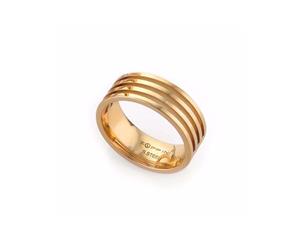 Zoppini Stainless Steel Yellow Dare to Love Ring