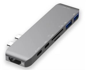 mbeat Elite Mini USB Type-C Hub w/ 4K HDMI Deck - Space Grey