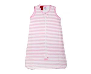 uh-oh! Baby Sleeveless Sleeping Bag 0.5 tog Warmth Rating Pink Stripe