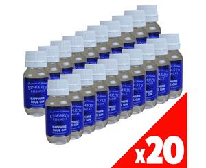 20 Pack Spirit Essence Flavour SAPPHIRE BLUE GIN 50ml Edwards Essence