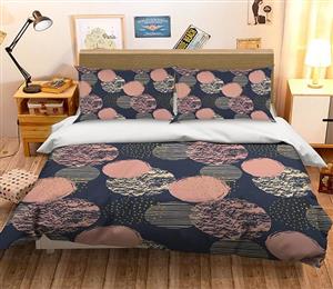 3D Circular Pattern 056 Bed Pillowcases Quilt