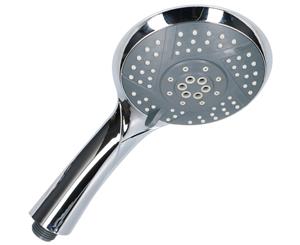 AB Tools 5-Spray Pattern Replacement Modern Shower Head Chrome Handset Universal Fit