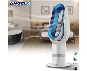 ANGELO Hot Cool Bladeless Fan Heater Remote Control Floor Airflow fan Home office