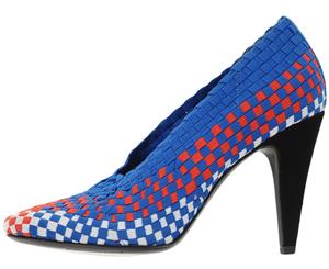 Alexander Wang Women's Woven Pump Heel - Blue