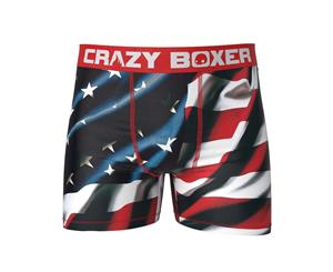 American Flag Patriotic Men's Underwear Boxer Briefs