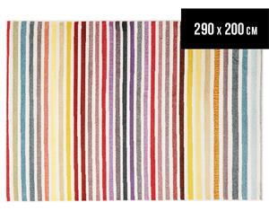 Antares 290x200cm Bohemian Rug - Pastel Stripe