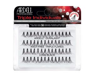 Ardell Triple Individuals Lashes Knot-Free Flares (Long Black )