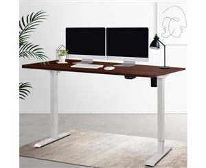 Artiss Sit Stand Standing Desk Riser Motorised Electric Height Adjustable Computer Laptop Desks Home Office Studio 140cm Desktop Roskos I