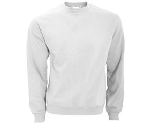 B&C Mens Crew Neck Sweatshirt Top (Black) - BC1297