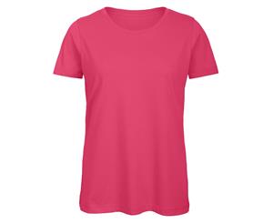 B&C Womens/Ladies Favourite Organic Cotton Crew T-Shirt (Fuchsia) - BC3641
