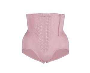 Bessi - Super Firm Zip Up Panty Girdle Pink