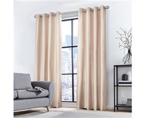 Blockout Curtains Curtain Eyelet Balckout Curtain 2 Panels Window Draperies Pair Pure Fabric Bedroom Latter 240cm