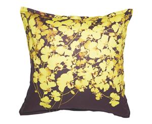 Bloom Gold Euro Pillowcase 65x65cm