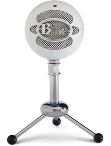 Blue Snowball White USB Classic Studio-Quality Microphone