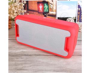 Bluetooth V2.1 Portable Wireless Stereo Speaker Rechargeable Led Usb Tf Fm Red