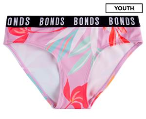 Bonds Swim Girls' Size 10 Bikini Bottom - Floral Multicolour