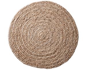 Braided Hand Knotted Chunky Jute Round Rug