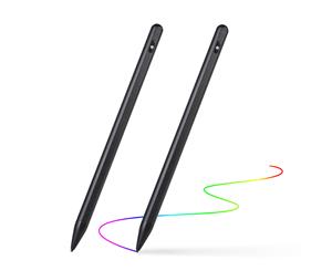 Catzon P3 2 Packs Capacitor Pen Apple Pencil Touch Pen Capacitive Rechargeable Stylus For iPad/Samsung Tablet PC - Black