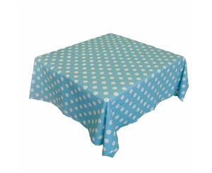 Country Style New Table Cloth BLUE SPOTS Tablecloth RECTANGLE 150 x 220cm New