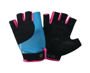 Dare 2B Womens Forcible Lightweight Stretchy Cycling Mitts - BluJwl/CybPk