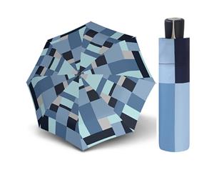 Doppler Fiber Mini Mosaic Umbrella Blue