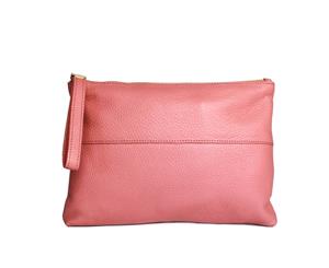 Eastern Counties Leather Womens/Ladies Courtney Clutch Bag (Coral) - EL132