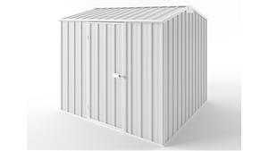 EasyShed S2323 Gable Roof Garden Shed - Off White
