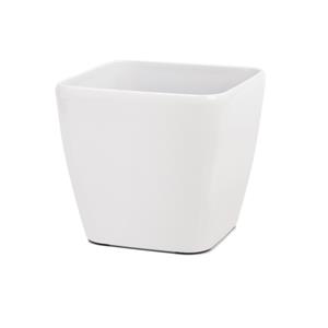 Eden 18cm Premium Cache White Self Watering Round Plastic Pot