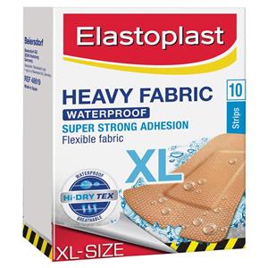 Elastoplast Heavy Fabric Waterproof XL 10 Strips