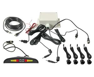 Elinz Parking Ultrasonic Sensor Kit Reversing System Truck Trailer Car Buzzer Alarm