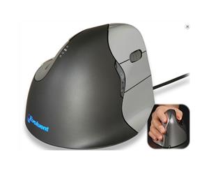 Evoluent VM4R Wired Vertical Mouse 4 right-handed Truly Ergonomic Mouse