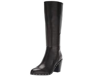 Fergie Womens F6036L3 Leather Closed Toe Knee High Fashion Boots