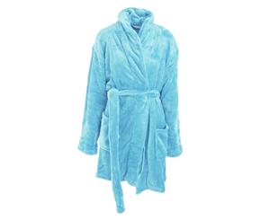 Forever Dreaming Womens/Ladies Supersoft Fleece Dressing Gown (Aqua) - N1086