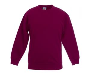 Fruit Of The Loom Kids Unisex Premium 70/30 Sweatshirt (Burgundy) - RW3304