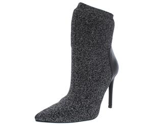 Guess Womens One Girl Pointed Toe Sock Boot