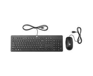 HP Slim USB Keyboard and Mouse Black T6T83AA