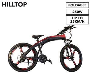 HillTop Flex Electric Bike - Red