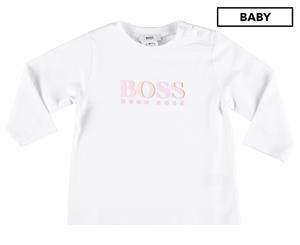 Hugo Boss Baby Print Tee / T-Shirt / Tshirt - White