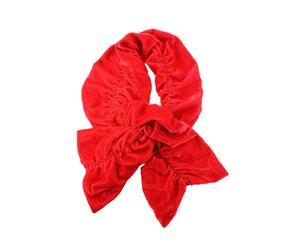 INC Womens Velvet Ruched Scarf