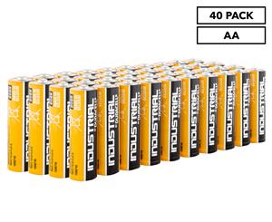 Industrial by Duracell AA Alkaline Batteries 40-Pack