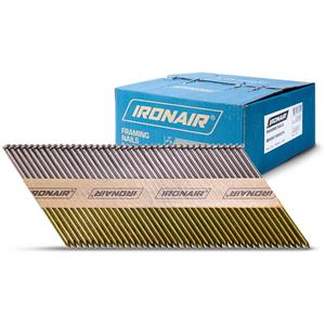 Ironair 90x3 .33mm Framing Nails Box 3000 IFRDCBR90