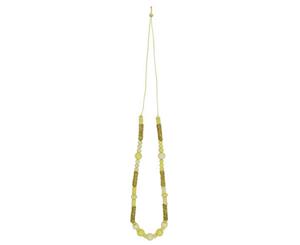 KAJA Clothing BIRCH - Necklace Yellow multi Wood beads