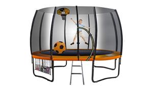 Kahuna Twister 12ft Springless Trampoline with Basketball Set