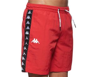 Kappa Men's Authentic Buorg Shorts - Red/White