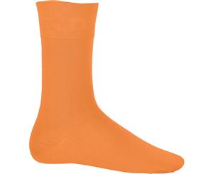 Kariban Cotton City Mens Casual Cotton Rich Socks (Orange) - RW4205
