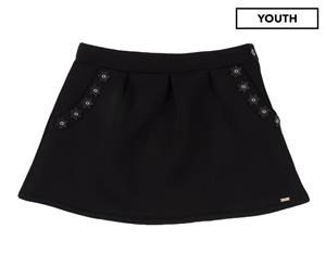 Karl Lagerfeld Girls' Neoprene Skirt - Black