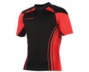 Kooga Mens Stadium Match Rugby Shirt (Black/Red) - RW3328
