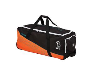 Kookaburra Pro 1000 Wheelie Cricket Bag - Black/Orange